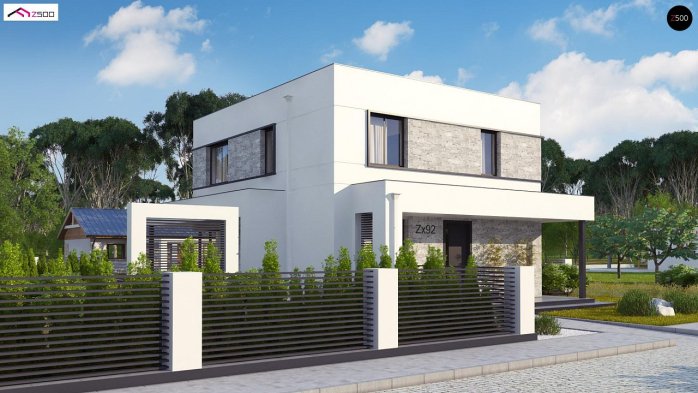 Проект дома Ux92 - 3 Двухэтажные дома в Киеве