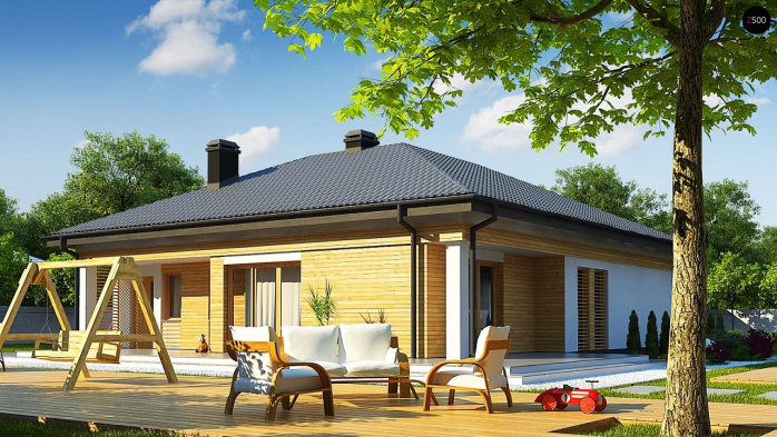 Проект дома U204 GP - 2 Одноэтажные дома в Киеве