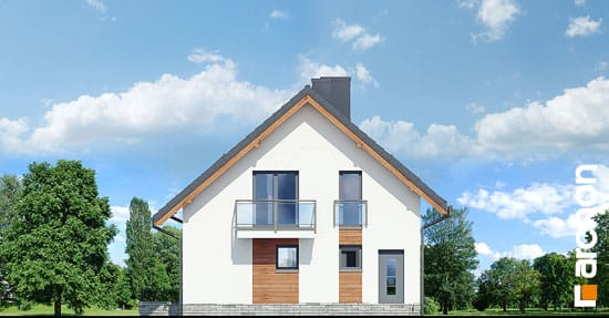 Проект дома Дом в хлорофитуме 4 - 4 С мансардным этажом дома в Киеве