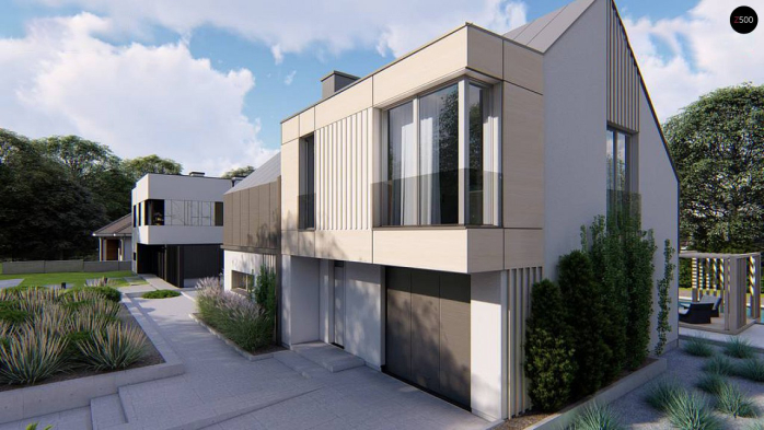 Проект дома U408 - 4 С мансардным этажом дома в Киеве