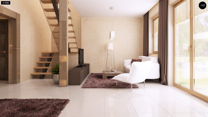 Проект дома U1 - 5 С мансардным этажом дома в Киеве