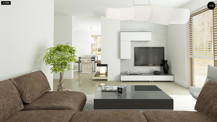 Проект дома U163 - 6 С мансардным этажом дома в Киеве