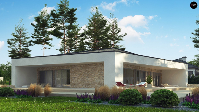 Проект дома Ux71 - 10 Одноэтажные дома в Киеве