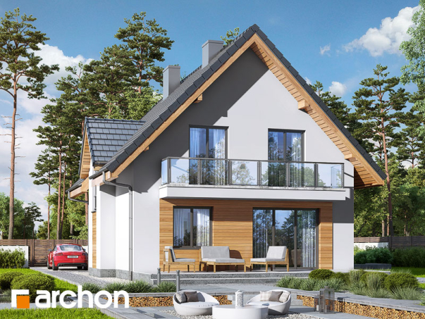 Проект дома Дом в медуницах (Н) - 2 С мансардным этажом дома в Киеве