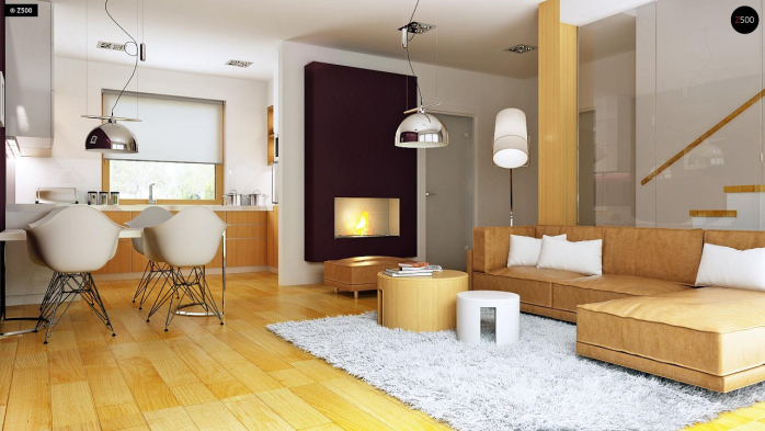 Проект дома U34 - 6 С мансардным этажом дома в Киеве