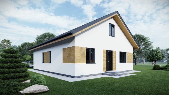 Проєкт будинку DBT 575 - Одноповерхові дома у Києві