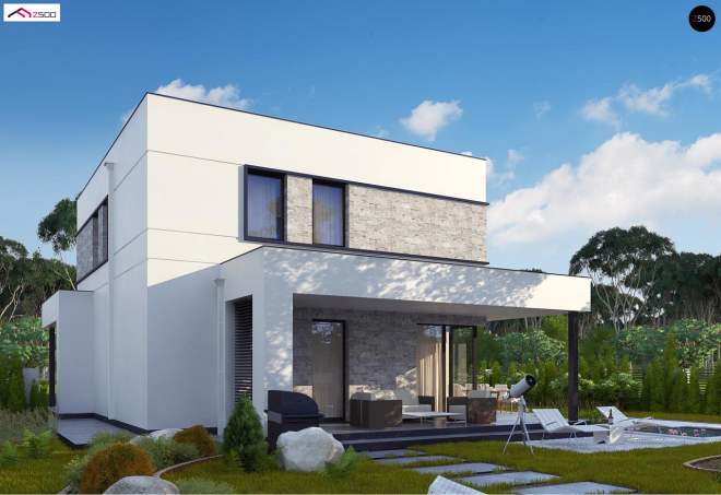 Проект дома Ux92 - 2 Двухэтажные дома в Киеве