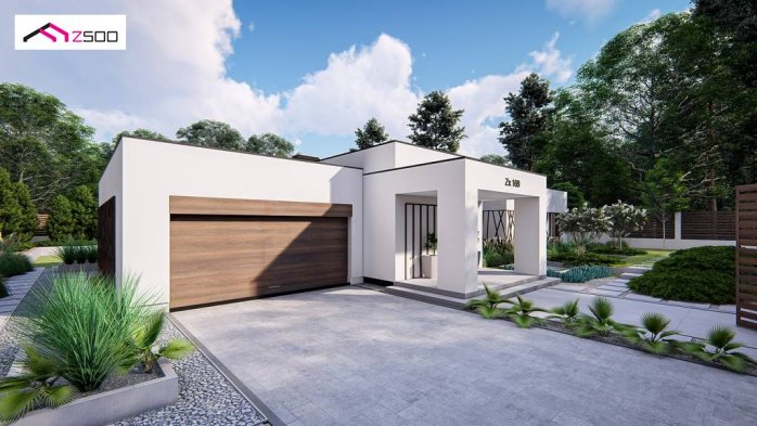 Проект дома Ux169 - 2 Одноэтажные дома в Киеве