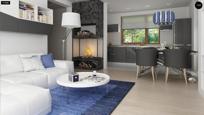 Проект дома U184 - 7 С мансардным этажом дома в Киеве