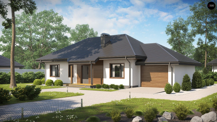 Проект дома U69 GP - 1 Одноэтажные дома в Киеве