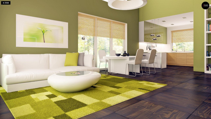 Проект дома U202 - 7 Одноэтажные дома в Киеве