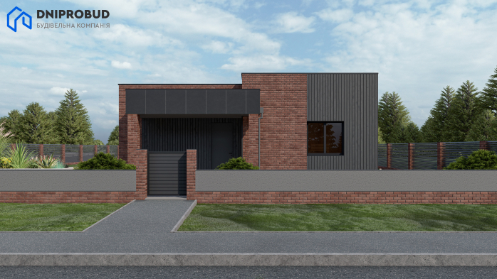 Проект дома Db 28 - 3 Одноэтажные дома в Киеве