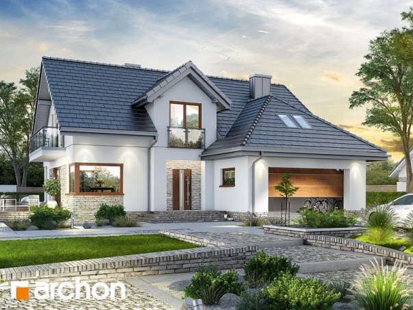 Проект дома Дом в кортландах 2 (Г2) - 1 С мансардным этажом дома в Киеве