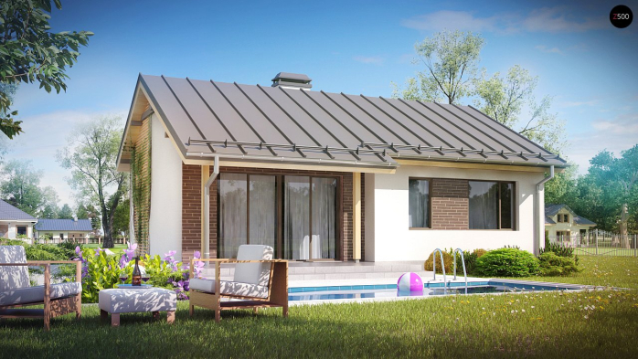 Проект дома U262 - 2 Одноэтажные дома в Киеве