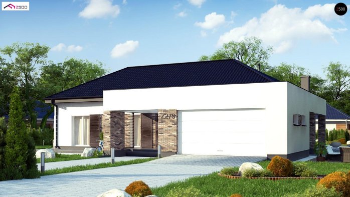 Проект дома U277 - 2 Одноэтажные дома в Киеве