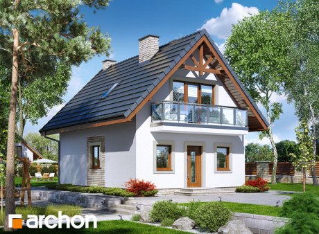 Проект дома Дом в сон-траве (А)