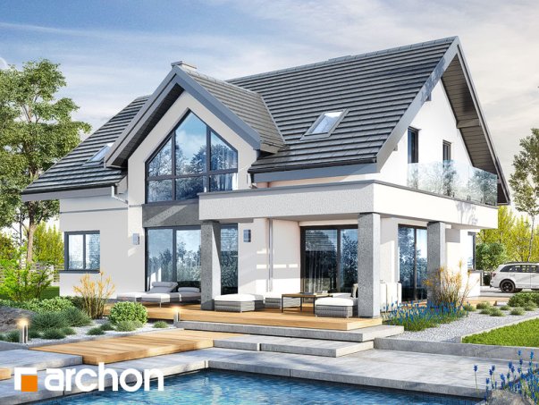 Проект дома Дом в теллимах (Г2) - 2 С мансардным этажом дома в Киеве