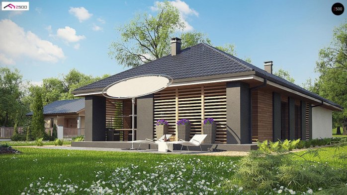 Проект дома U327 - 9 Одноэтажные дома в Киеве