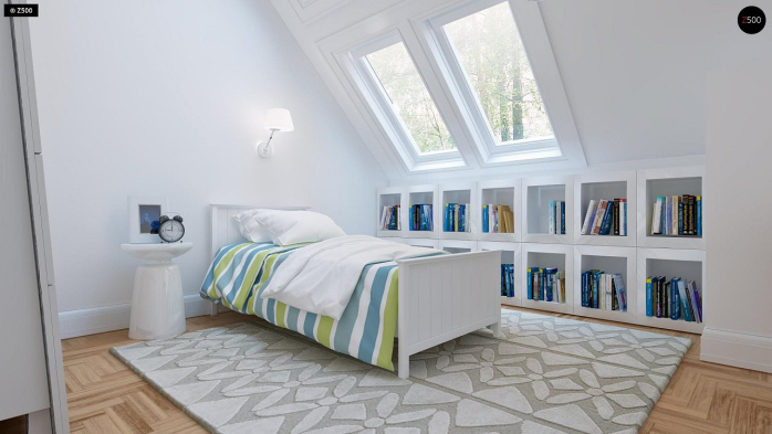 Проект дома U226 - 10 С мансардным этажом дома в Киеве