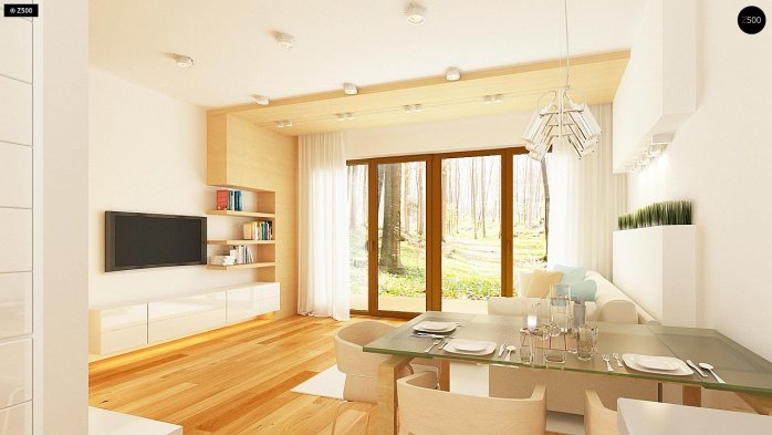 Проект дома U262 - 7 Одноэтажные дома в Киеве