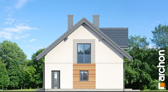 Проект дома Дом в изумрудах - 5 С мансардным этажом дома в Киеве