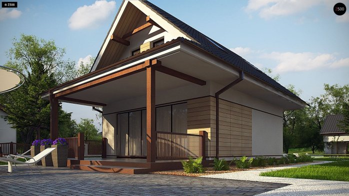 Проект дома U362 - 3 С мансардным этажом дома в Киеве