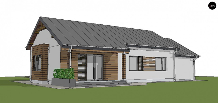 Проект дома U93 GL - 2 Одноэтажные дома в Киеве