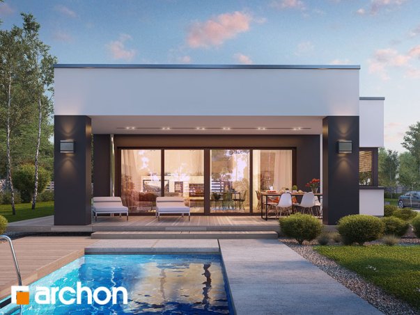 Проект дома Дом в пеперомиях (Г2) - 1 Одноэтажные дома в Киеве