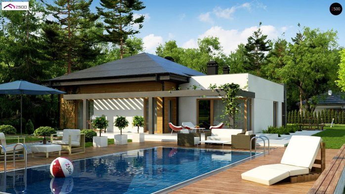 Проект дома U271 - 1 Одноэтажные дома в Киеве