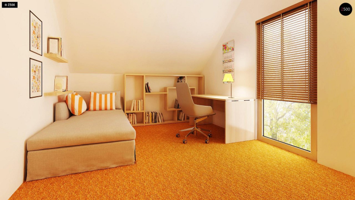 Проект дома U225 - 18 С мансардным этажом дома в Киеве