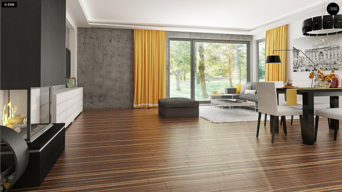 Проект дома Ux103 bG - 7 Одноэтажные дома в Киеве