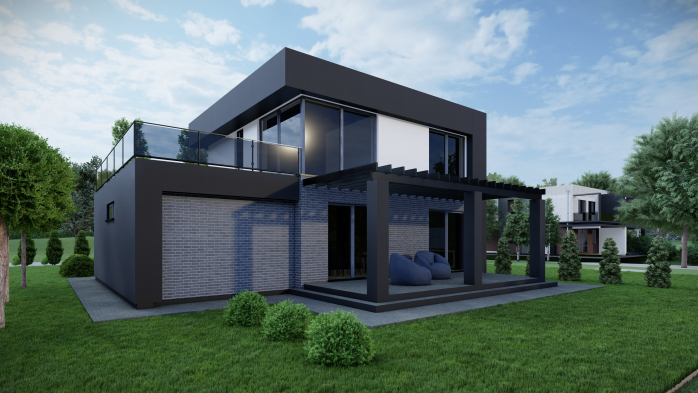 Проєкт будинку DBT 474 - Двоповерхові дома у Києві