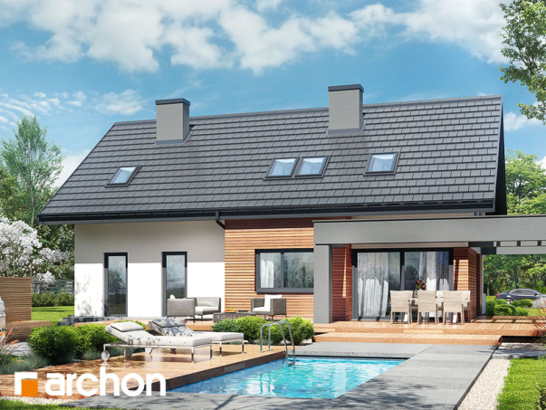 Проект дома Дом в альбициях 2 (Г2) - 2 С мансардным этажом дома в Киеве