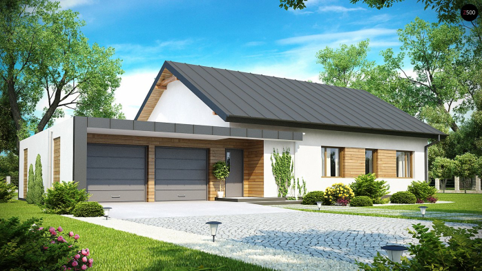 Проект дома U182 - 1 Одноэтажные дома в Киеве