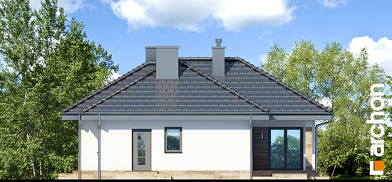 Проект дома Дом в грушках - 4 Одноэтажные дома в Киеве