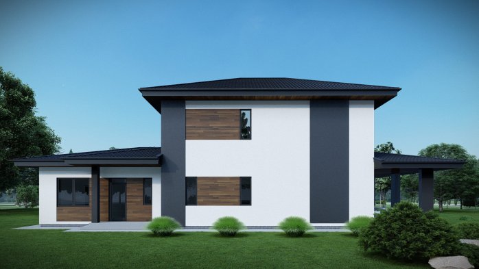 Проект дома DBT 662 - 6 Двухэтажные дома в Киеве