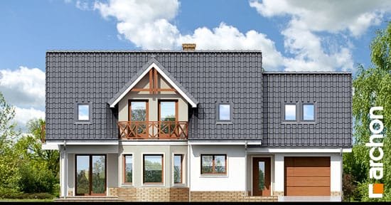 Проект дома Дом в клюкве 2 вер.2 - 3 С мансардным этажом дома в Киеве