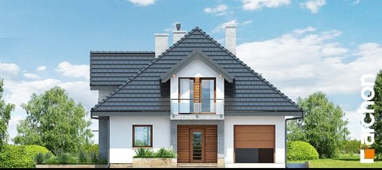 Проект дома Дом в тимьяне (Н)  вер.2 - 3 С мансардным этажом дома в Киеве
