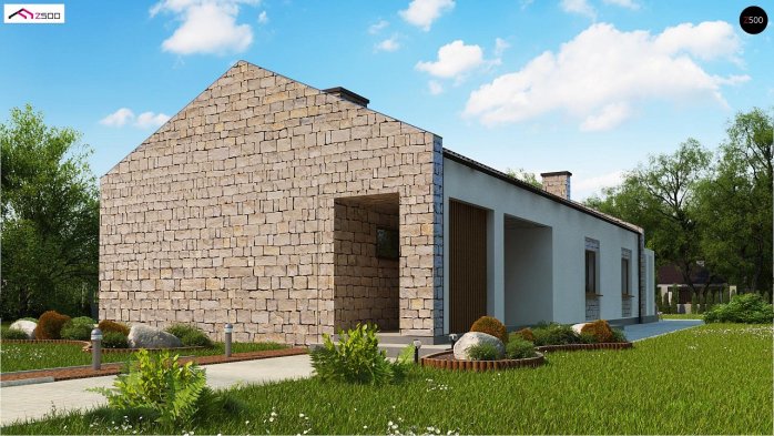 Проект дома U314 BG - 1 Одноэтажные дома в Киеве