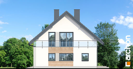 Проект дома Дом в изопируме 4 - 5 С мансардным этажом дома в Киеве