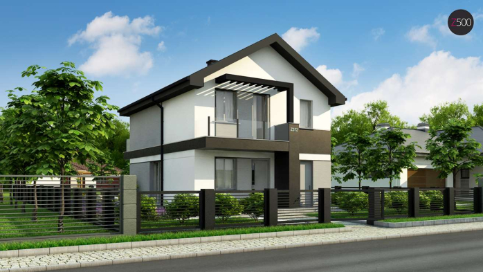 Проект дома U372 pk - 3 Двухэтажные дома в Киеве