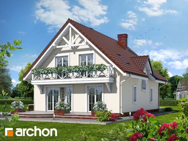 Проект дома Дом под калиной вер.2 - 2 С мансардным этажом дома в Киеве