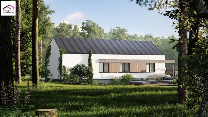 Проєкт будинку U583 - Одноповерхові дома у Києві