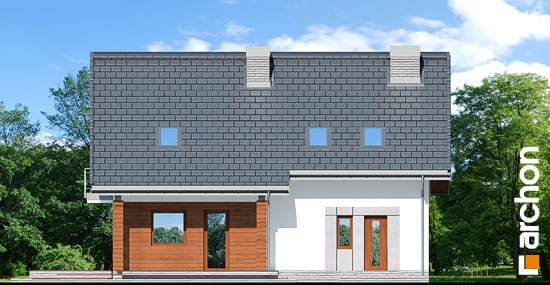 Проект дома Дом в яблонках 7 - 6 С мансардным этажом дома в Киеве