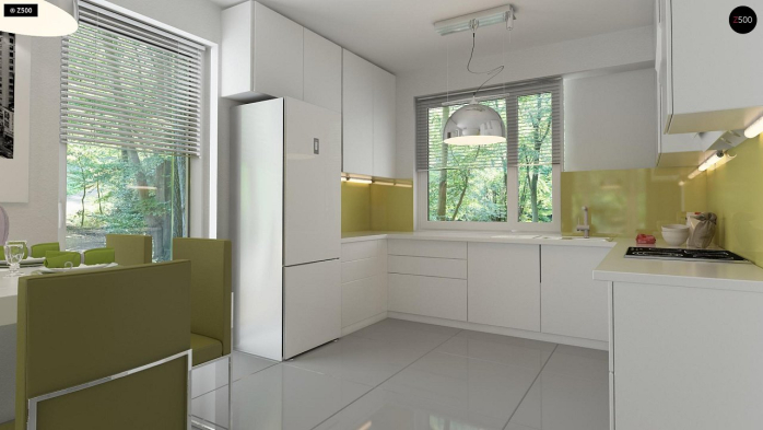 Проект дома U269 - 10 С мансардным этажом дома в Киеве