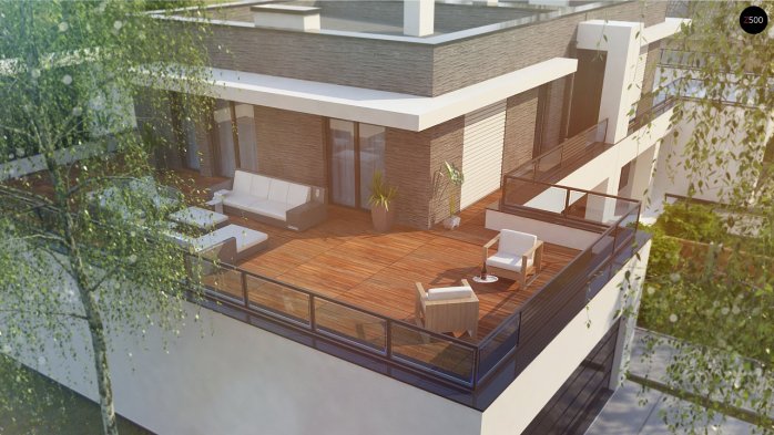 Проект дома Ub16 - 8 Двухэтажные дома в Киеве