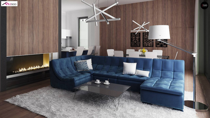 Проект дома Ux141 S - 7 Одноэтажные дома в Киеве