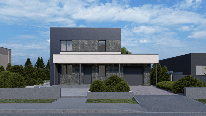 Проект дома Db 18 - 3 Двухэтажные дома в Киеве