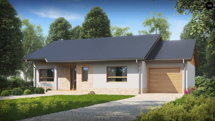 Проект дома U41 GP - 1 Одноэтажные дома в Киеве