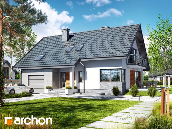 Проект дома Дом в айдаредах 4 (П) - 1 С мансардным этажом дома в Киеве